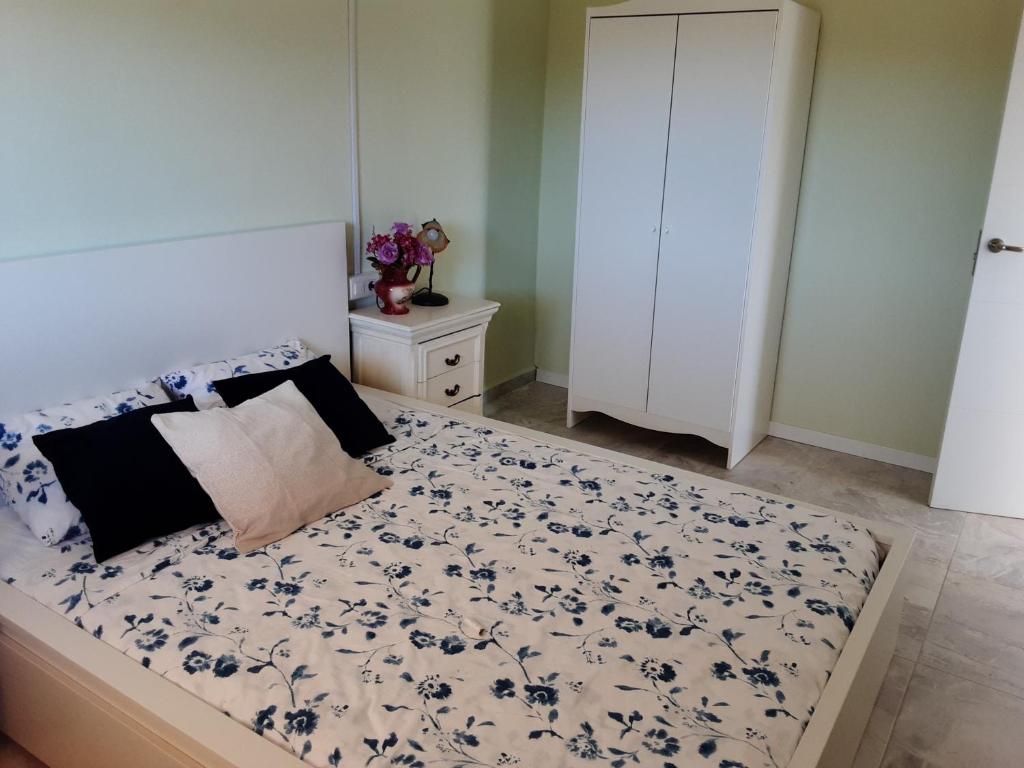 Posteľ alebo postele v izbe v ubytovaní Apartamento bella vista