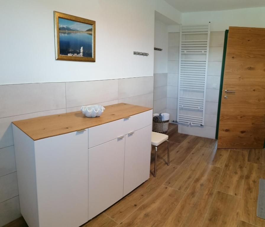 Kuchyň nebo kuchyňský kout v ubytování Haus Alexander