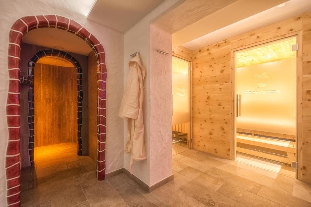 Koupelna v ubytování Portis Appartements