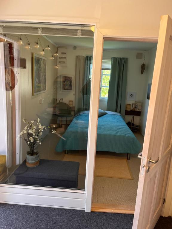 Postel nebo postele na pokoji v ubytování Tiny House Marielyst