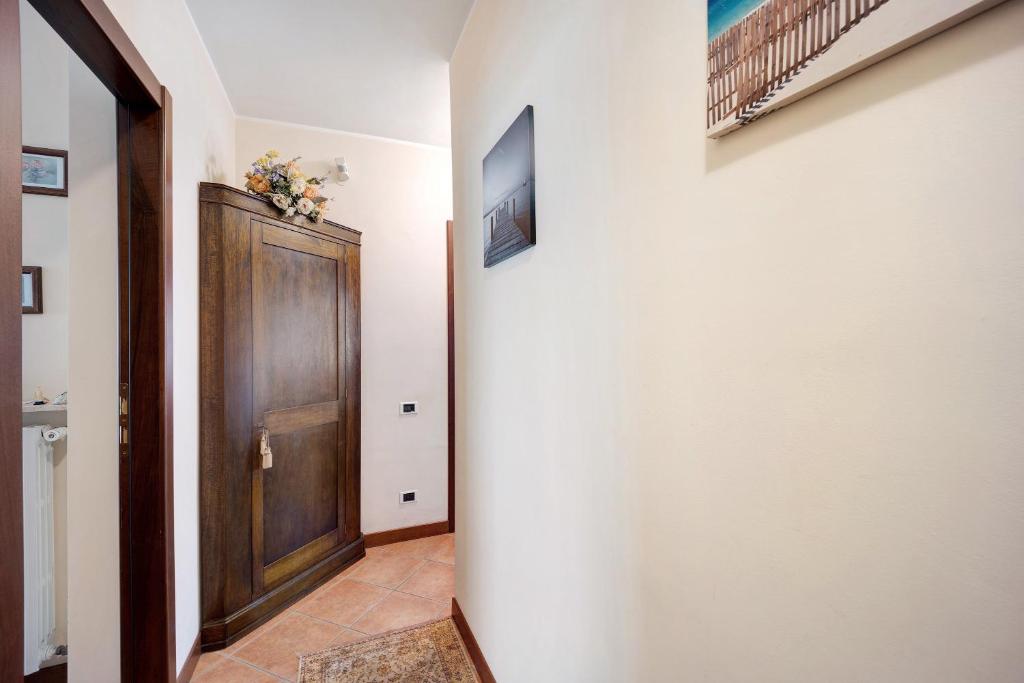 Televízia a/alebo spoločenská miestnosť v ubytovaní Giosy's Home