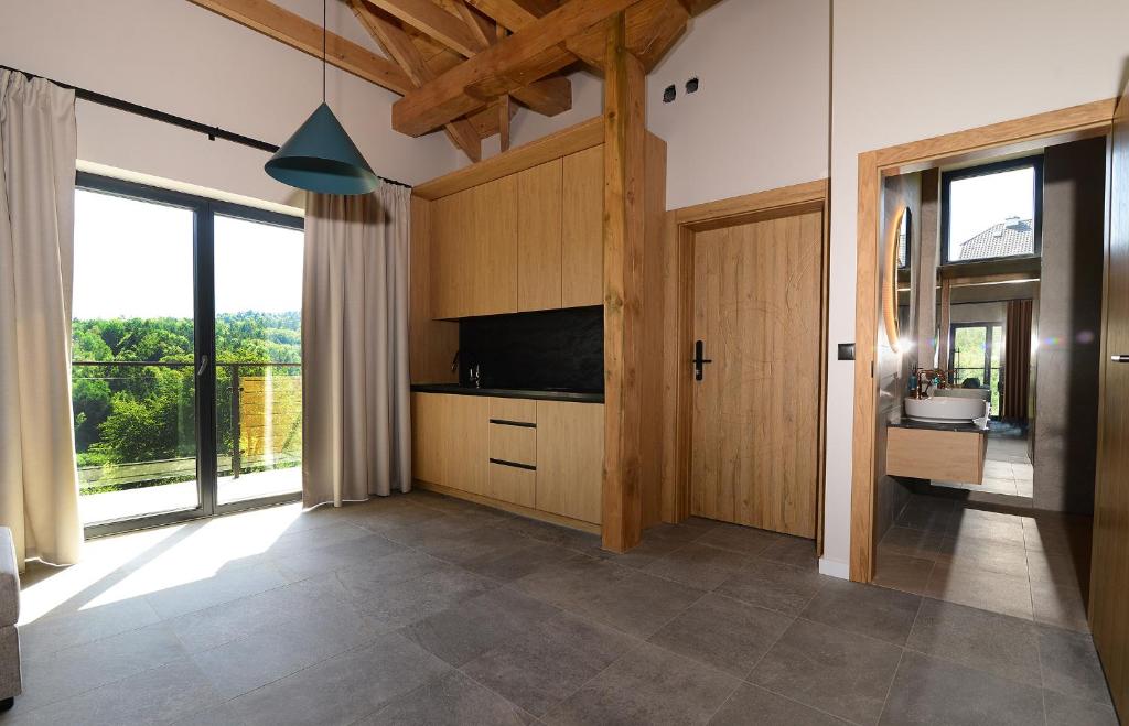 Skalnica - Apartamenty w Bieszczadach nad Soliną - Studio With Mountain View