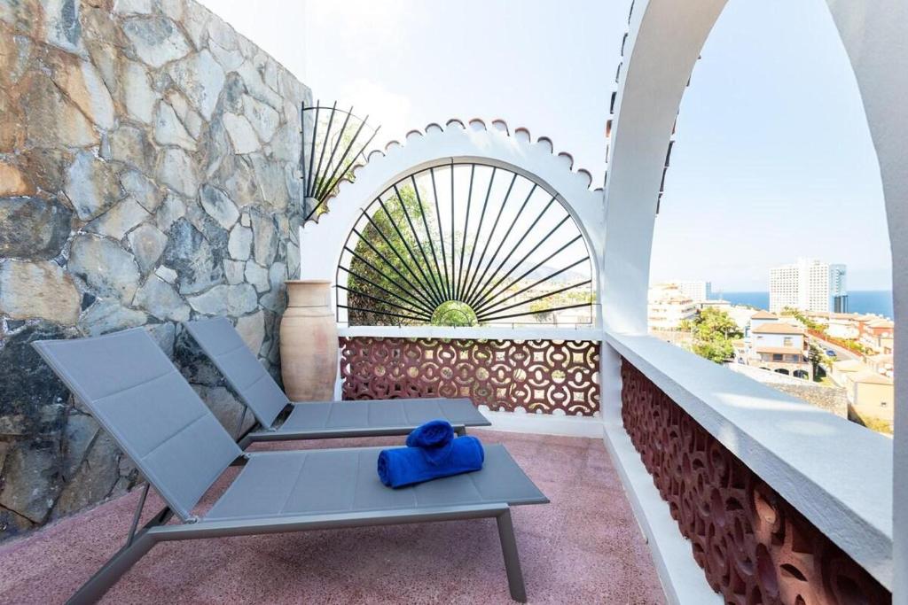 Balkón nebo terasa v ubytování Prime Homes Playa Jardín Studio