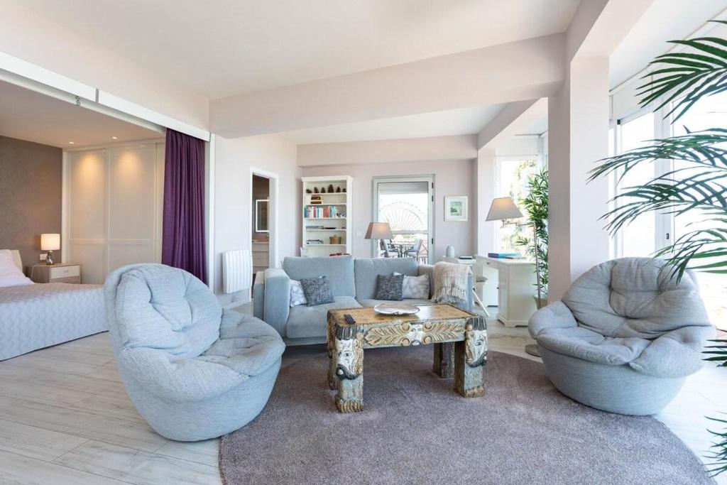 Posezení v ubytování Prime Homes Playa Jardín Studio