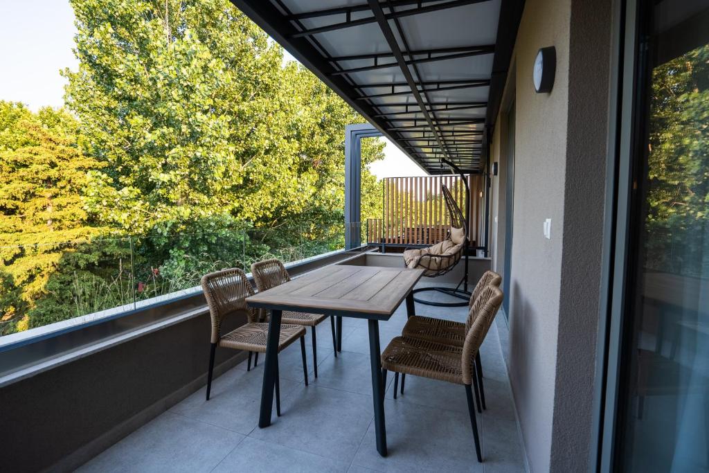 Balkon lub taras w obiekcie Funtuki Seaside Apartments