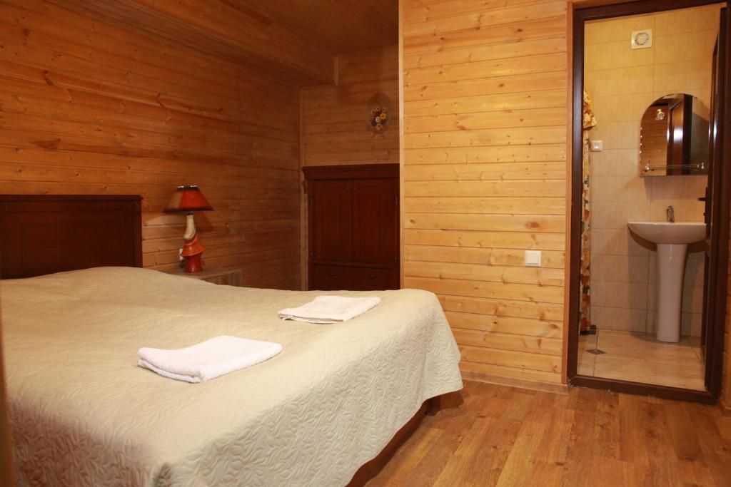 Postel nebo postele na pokoji v ubytování Cottage Woodside