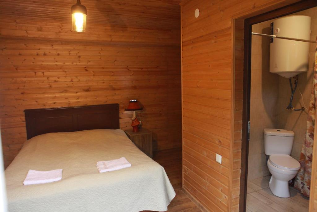 Koupelna v ubytování Cottage Woodside
