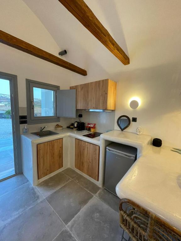 Kuchyň nebo kuchyňský kout v ubytování Anemi Vine Villas