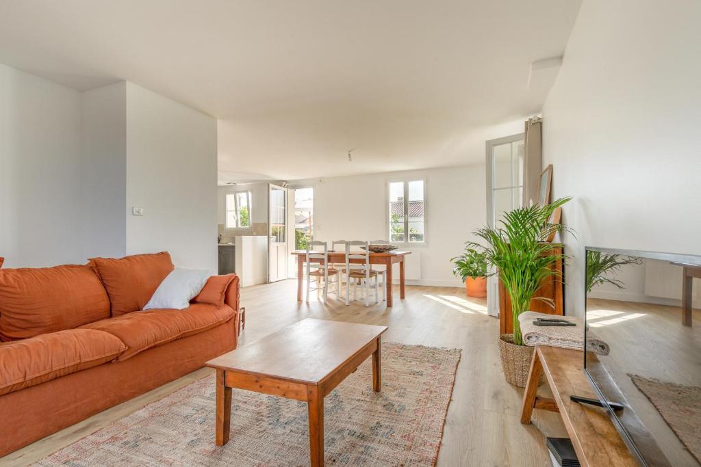 Posedenie v ubytovaní Maison moderne pour 5 personnes à Noirmoutier