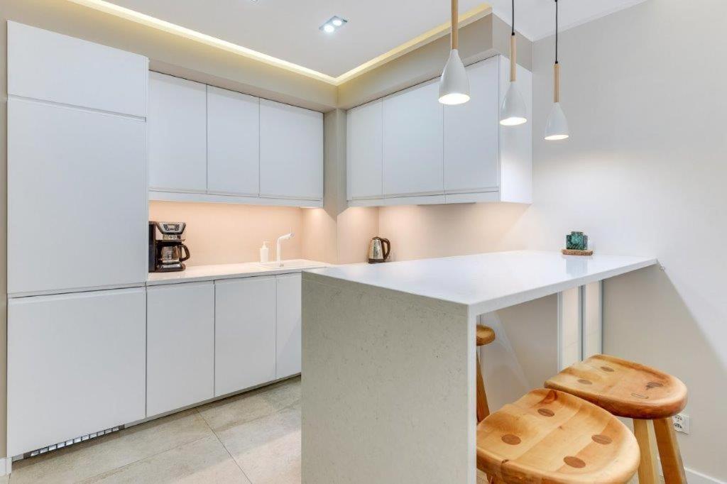 Kuchyňa alebo kuchynka v ubytovaní GRANO FLATS Gdańsk - Chmielna 73