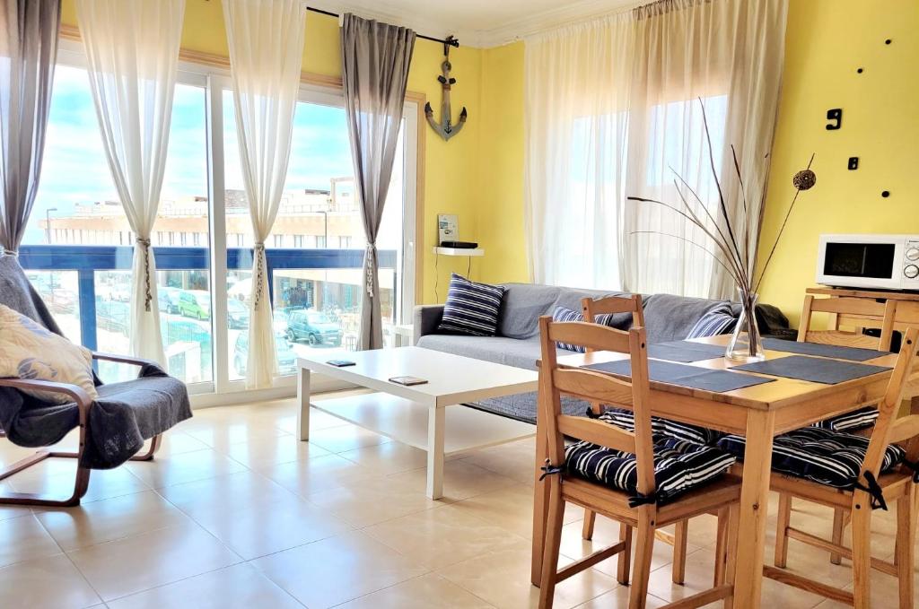 Posezení v ubytování Pent house ocean view