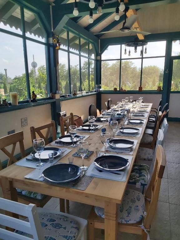 Restaurace v ubytování Agropensiunea Beluga