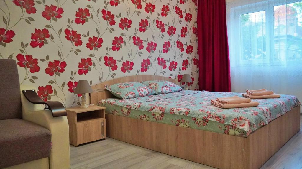 Ліжко або ліжка в номері Apartament Deny