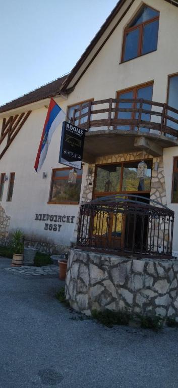 Budova, kde se bed and breakfast nachází