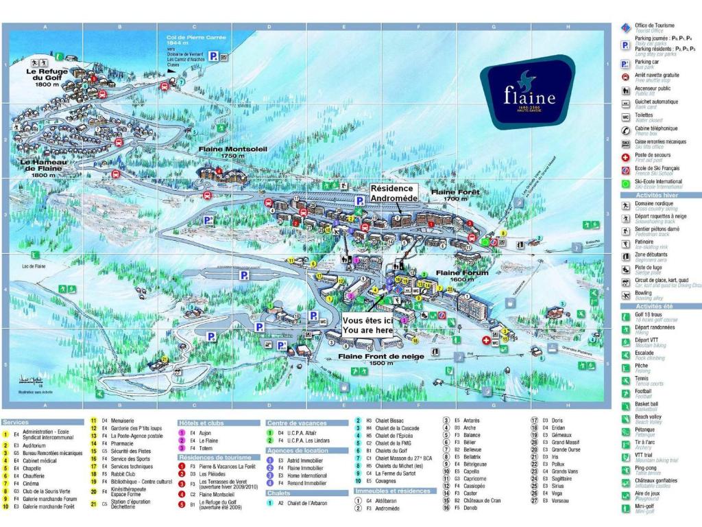 Vue panoramique sur l&#39;établissement Studio Flaine, 1 pièce, 4 personnes - FR-1-425-167