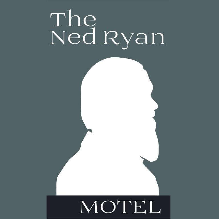 a book cover for the nederlandm model at The Ned Ryan Motel in Boorowa