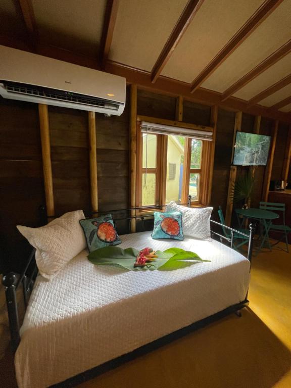 Cama o camas de una habitación en Bak A Yaad