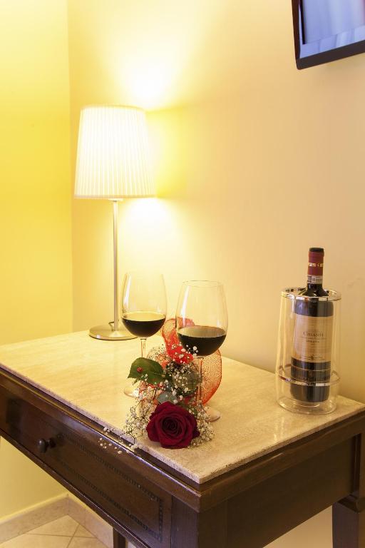 Nápoje v ubytování Hotel Tuscolana