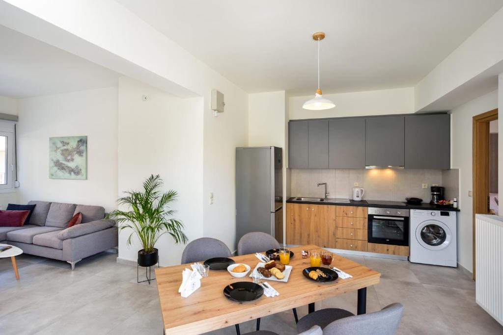 Kuchnia lub aneks kuchenny w obiekcie Elia Residences