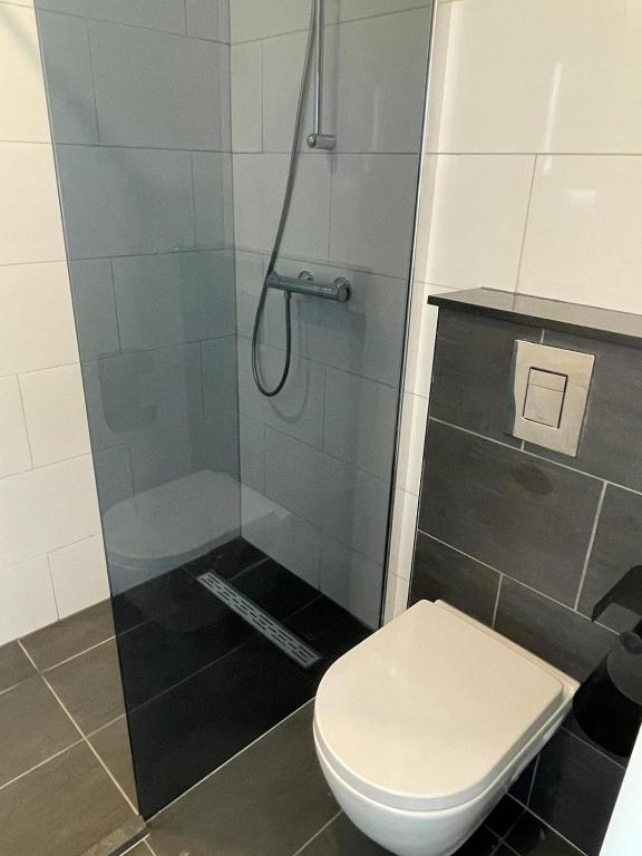 Koupelna v ubytování Hotel De Weyman