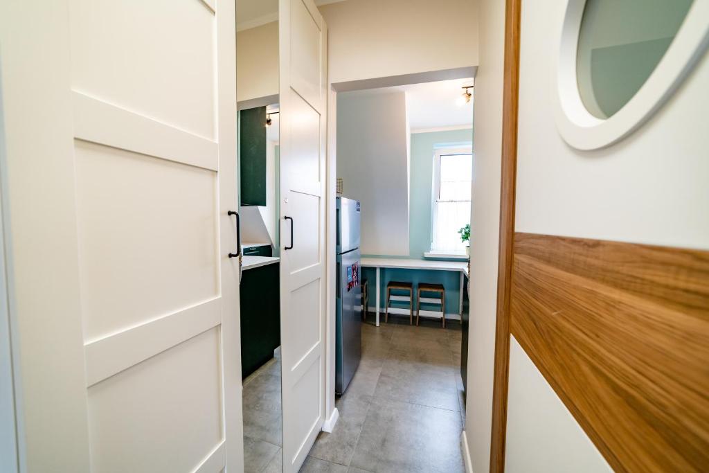 Kuchyňa alebo kuchynka v ubytovaní Apartament z Widokiem
