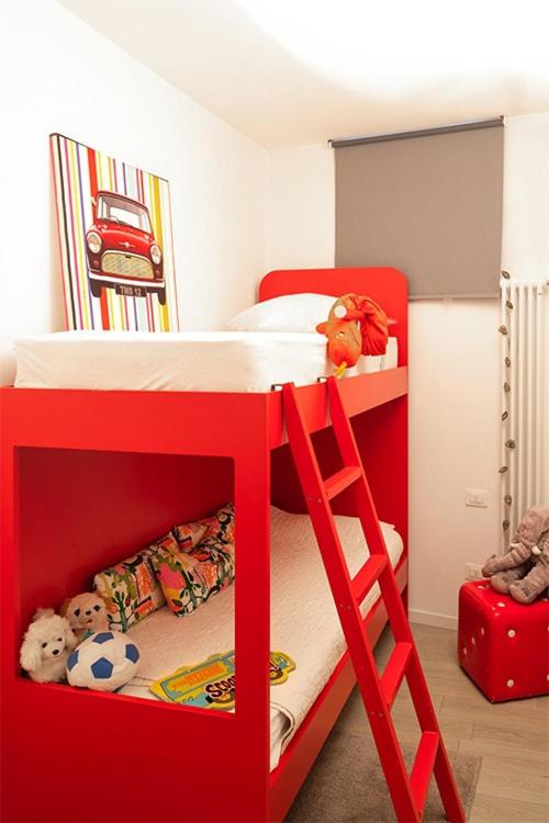 Postel nebo postele na pokoji v ubytování Residenza Otello