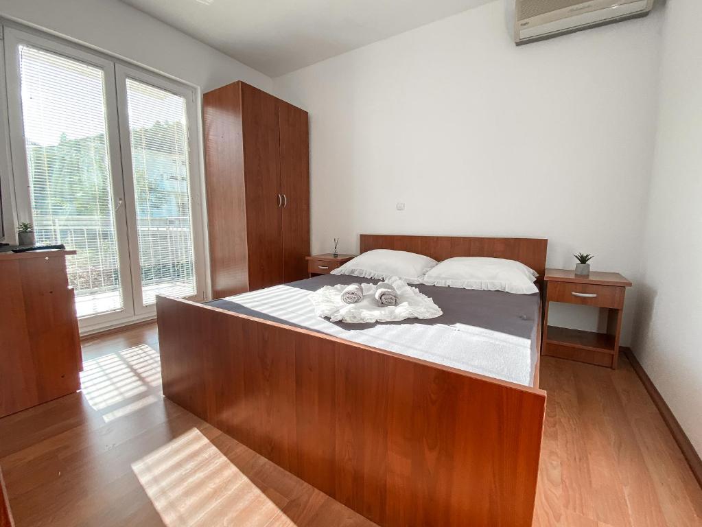 Postel nebo postele na pokoji v ubytování Villa Marija