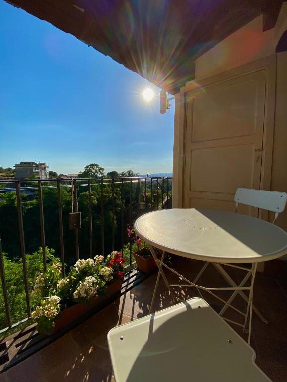Balkón nebo terasa v ubytování La terrazza