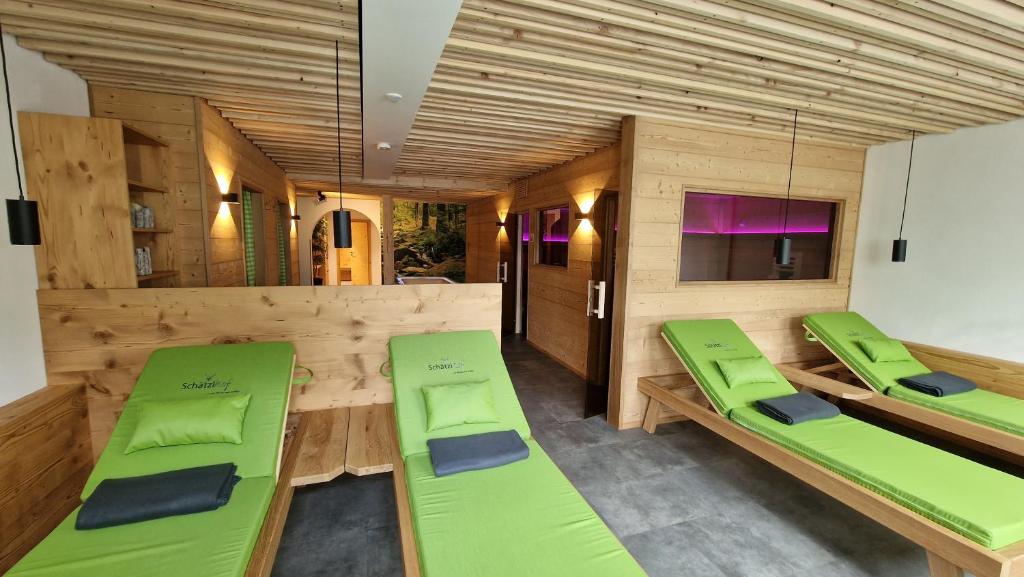 Postel nebo postele na pokoji v ubytování Schätzlhof OHG