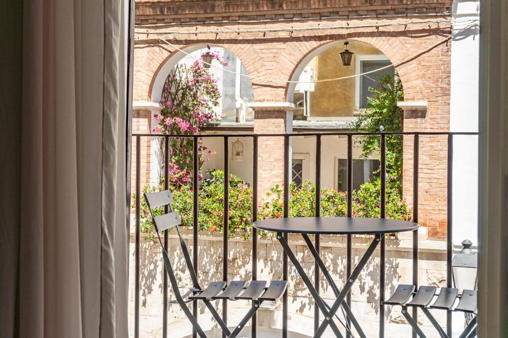A balcony or terrace at Dimora Bormioli