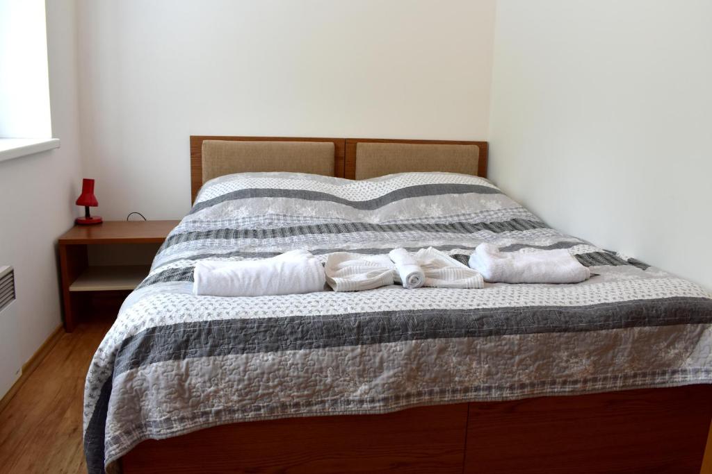 Postel nebo postele na pokoji v ubytování Family home Lipno Lake, Airstay Lipno