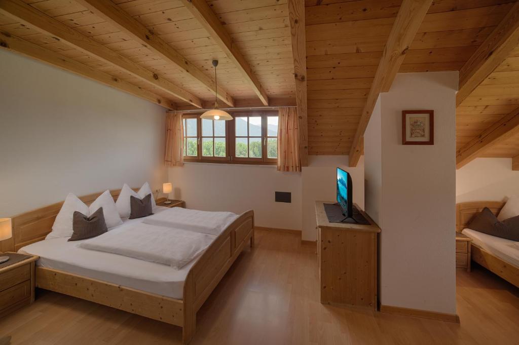 Postel nebo postele na pokoji v ubytování Moarberg