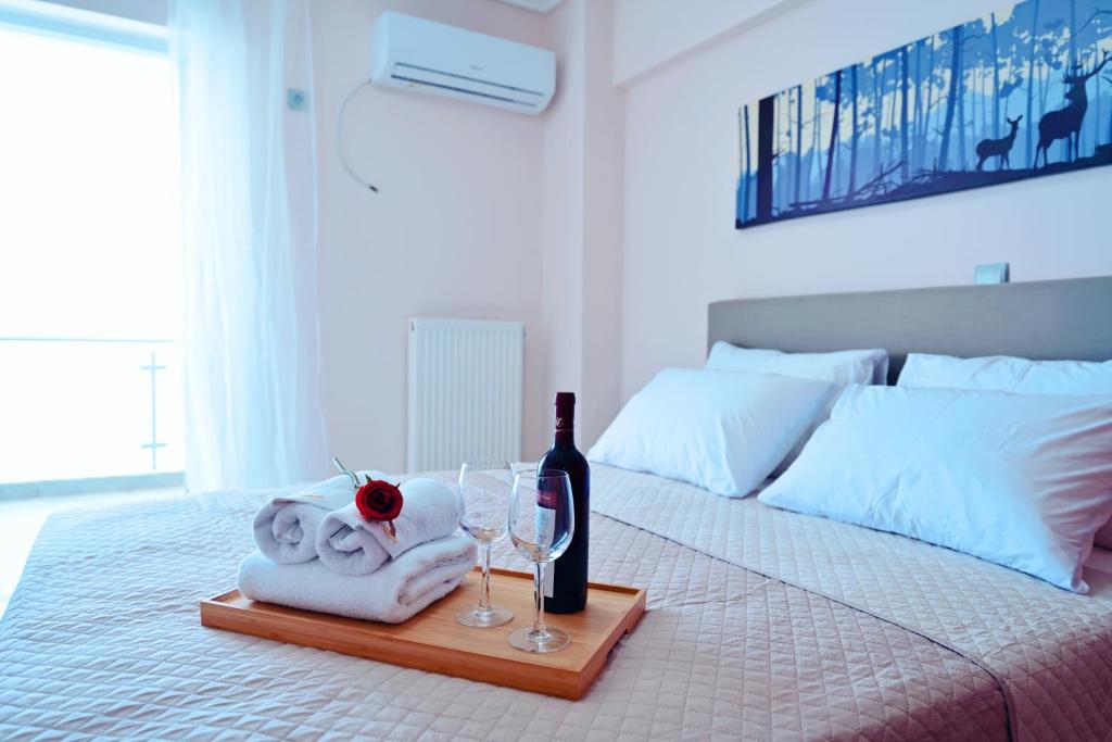 NEW TIMES SEAFRONT HOTEL APARTMENTS MELISSI - Triple Chambre Avec Vue Sur La Mer