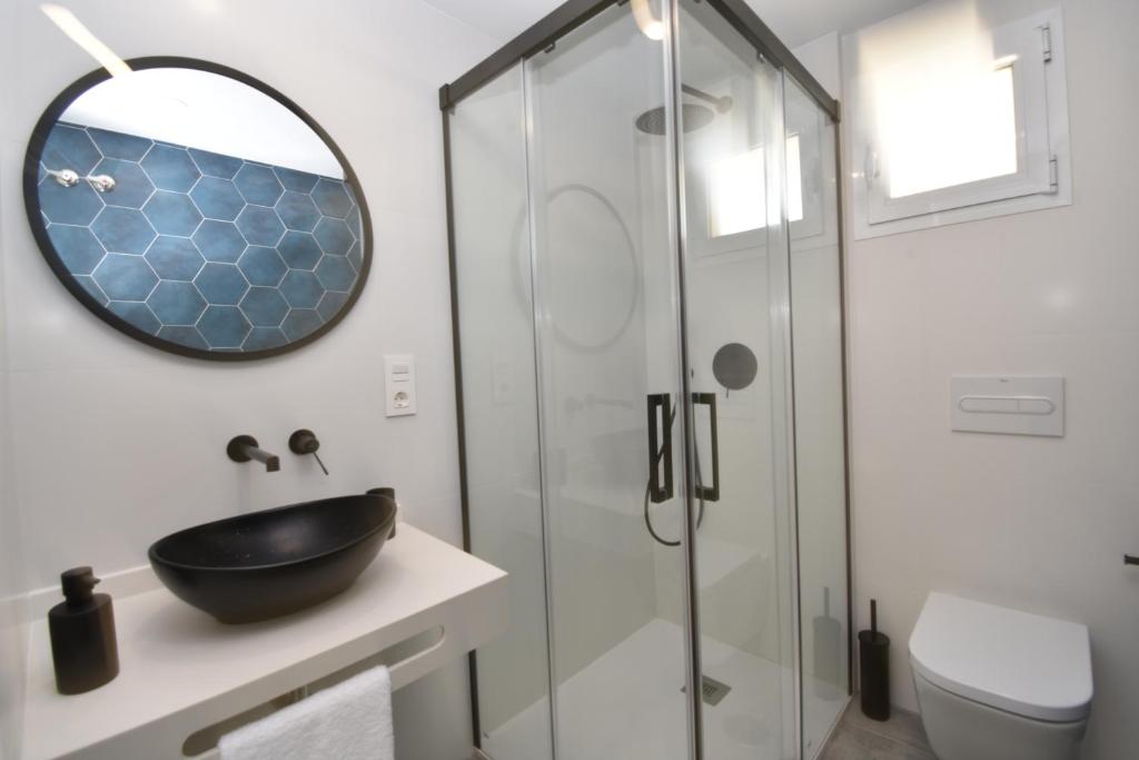 Koupelna v ubytování Apartamento amanecer