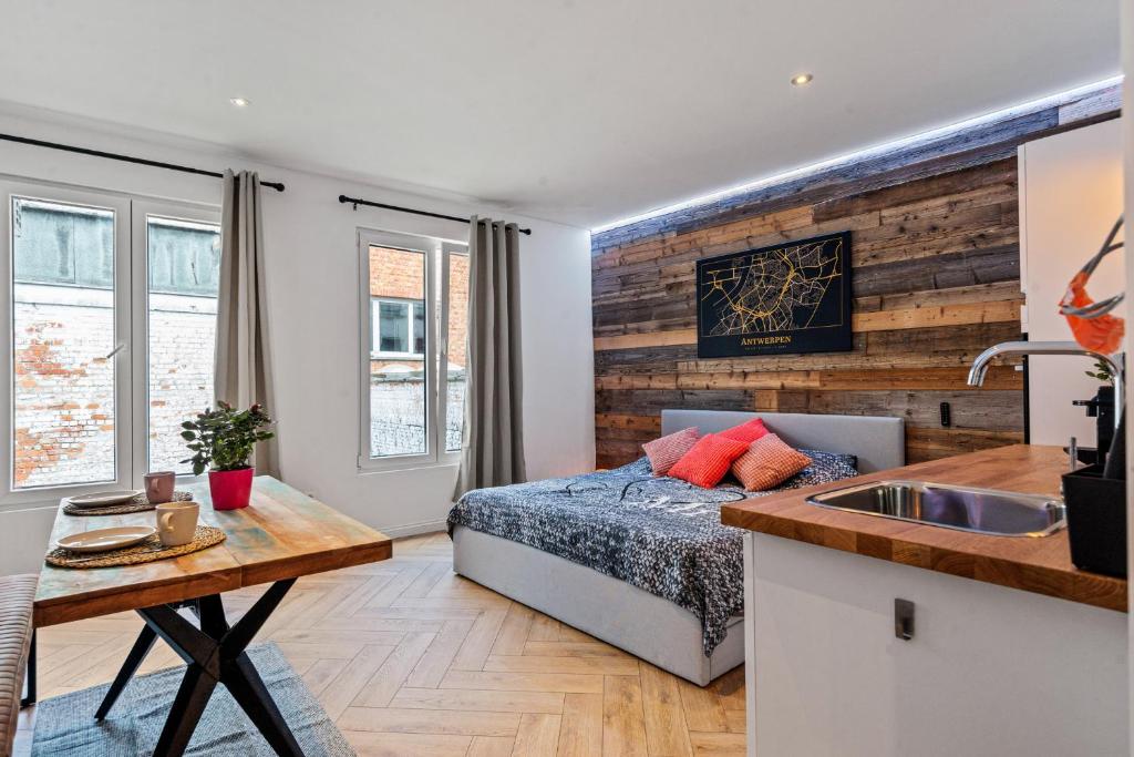 Suite city center in quiet street & airco - Deluxe King Studio