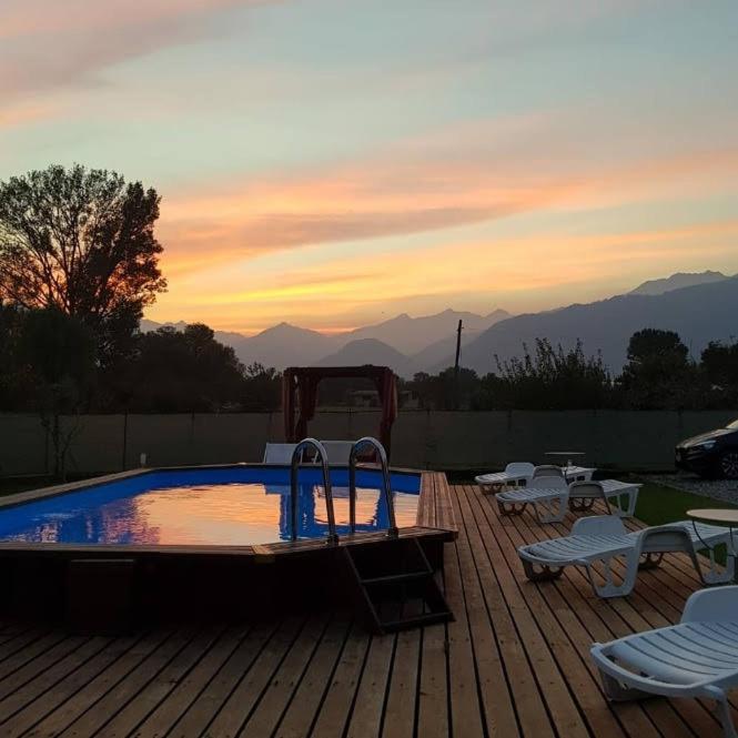 Nespecifikovaný výhled na hory nebo výhled na hory při pohledu z bed and breakfast