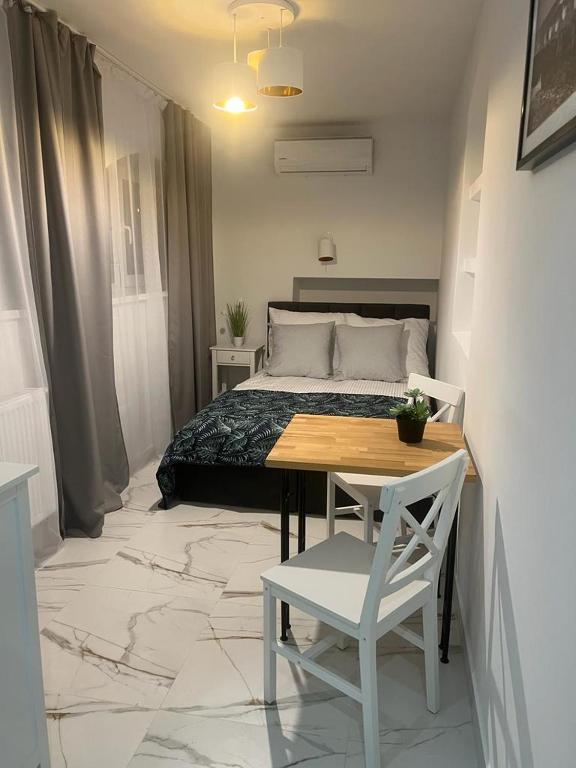 Posteľ alebo postele v izbe v ubytovaní Apartamenty u Ewy - EUROS