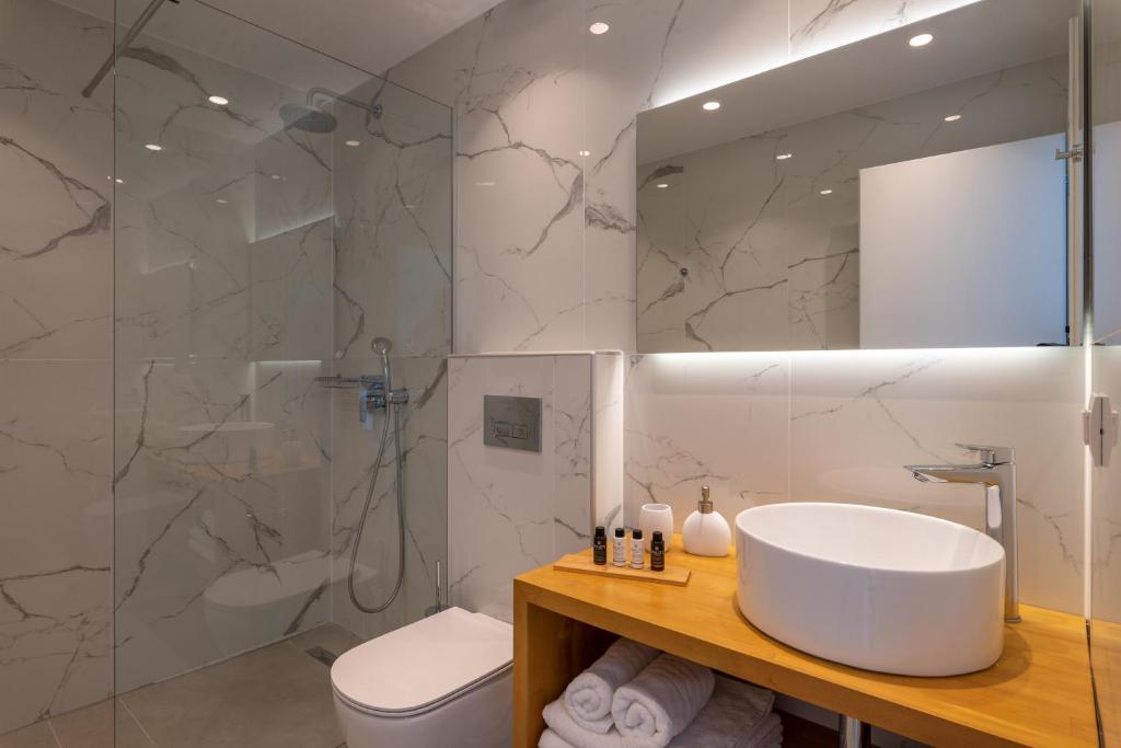 Koupelna v ubytování Ninemia Luxury Residence