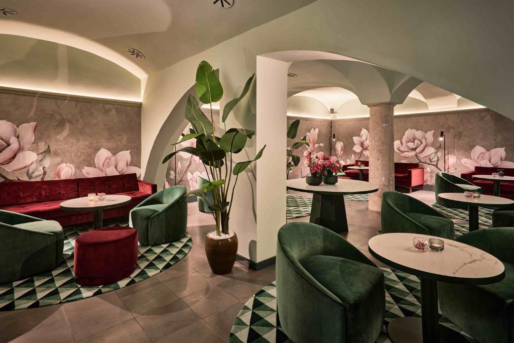 Posezení v ubytování Falkensteiner Boutique Hotel Prague
