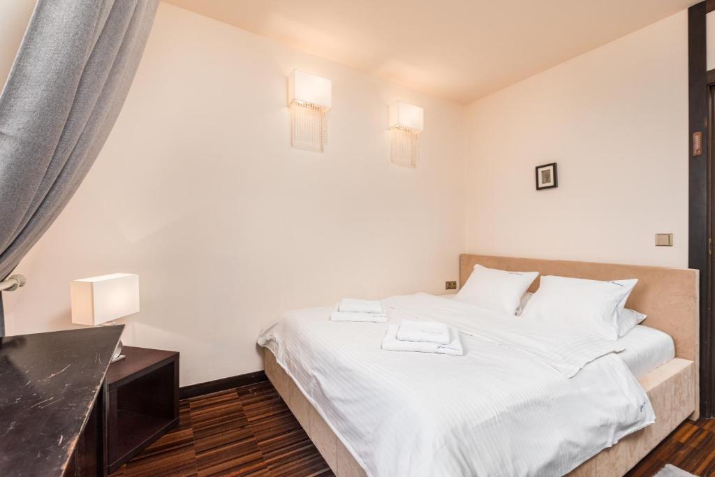 Posteľ alebo postele v izbe v ubytovaní Apartament Żytnia with SAUNA by Your Freedom