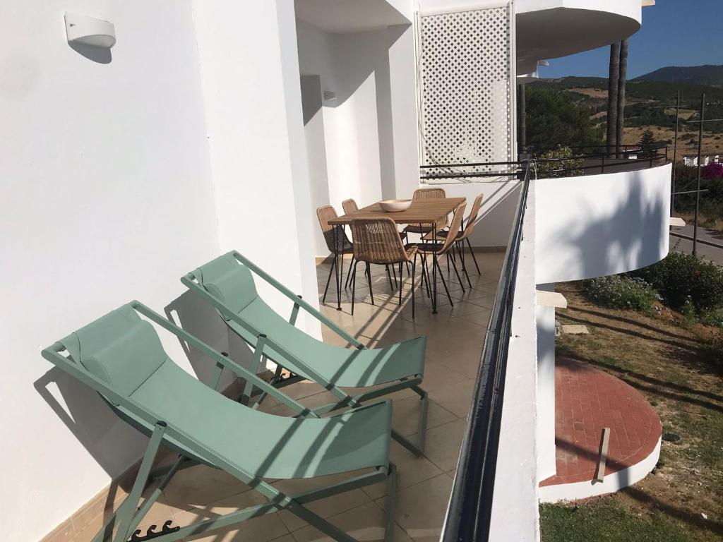 Balkon lub taras w obiekcie Estepona Golf Apartment