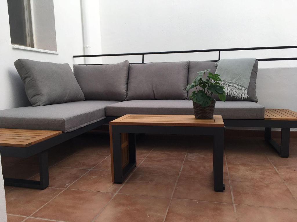 Część wypoczynkowa w obiekcie Estepona Golf Apartment