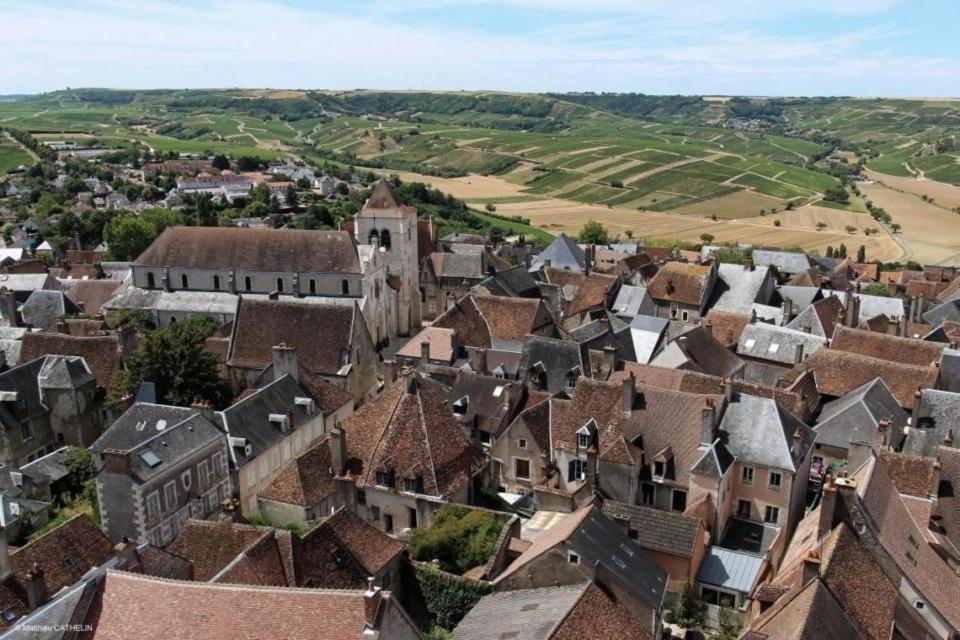 Výhľad na mesto Sancerre alebo výhľad na mesto priamo z dovolenkového domu