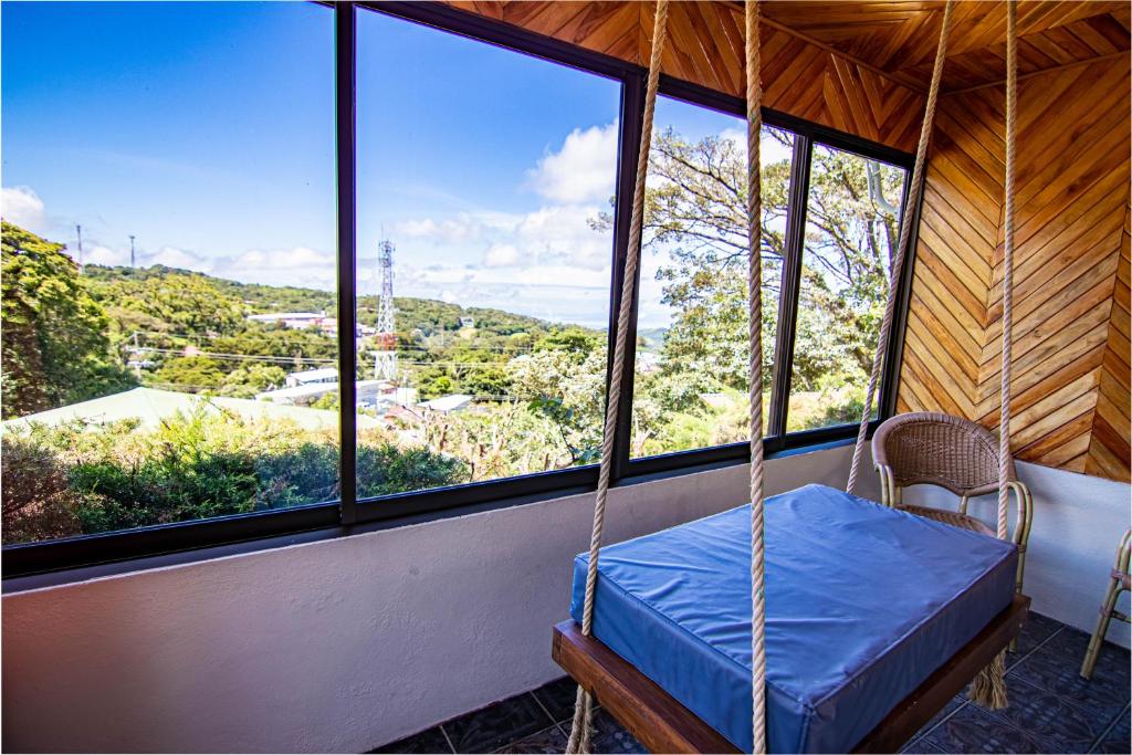 Nespecifikovaný výhled na hory nebo výhled na hory při pohledu z bed and breakfast
