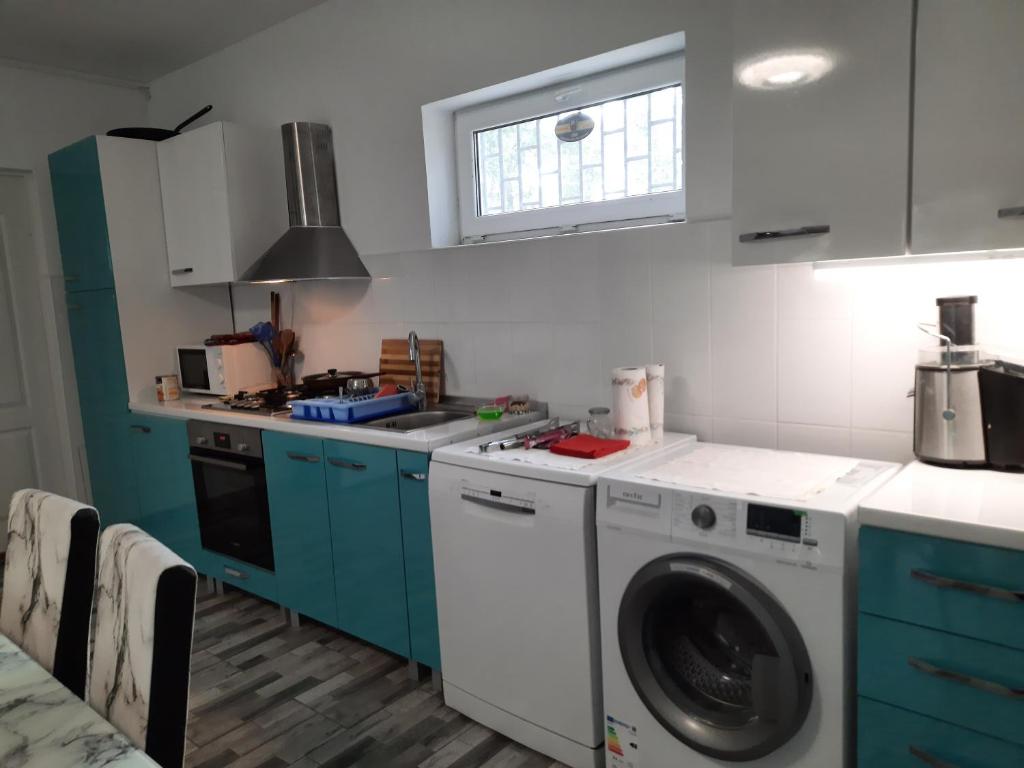 Kuchyň nebo kuchyňský kout v ubytování Casa Dobrogea