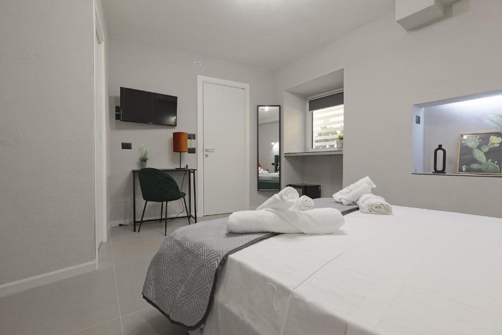 Postel nebo postele na pokoji v ubytování Chianu Palì - Guest Rooms camera Agrigento