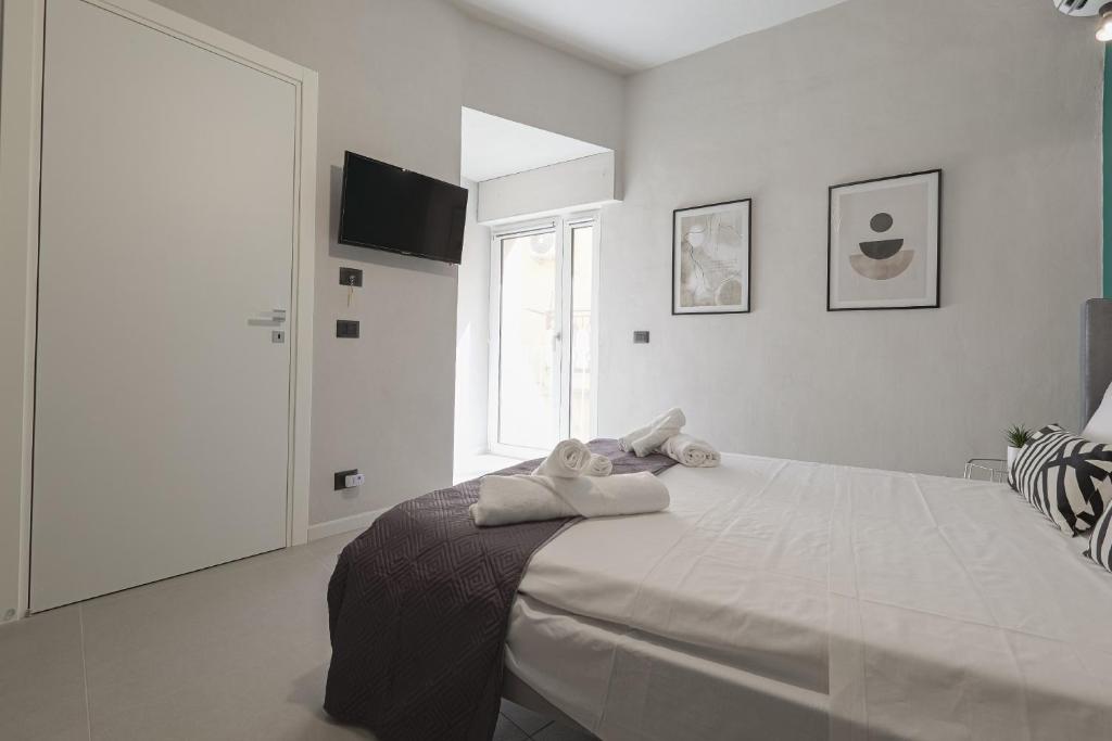 Postel nebo postele na pokoji v ubytování Chianu Palì - Guest Rooms camera Agrigento