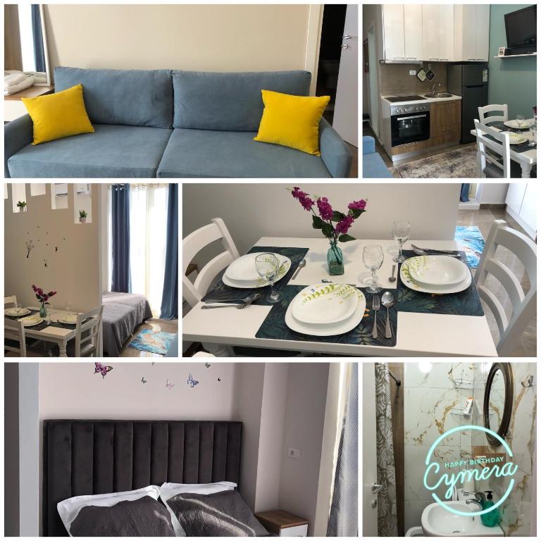 Kuchyň nebo kuchyňský kout v ubytování Rezidenca SHOPI Apartments