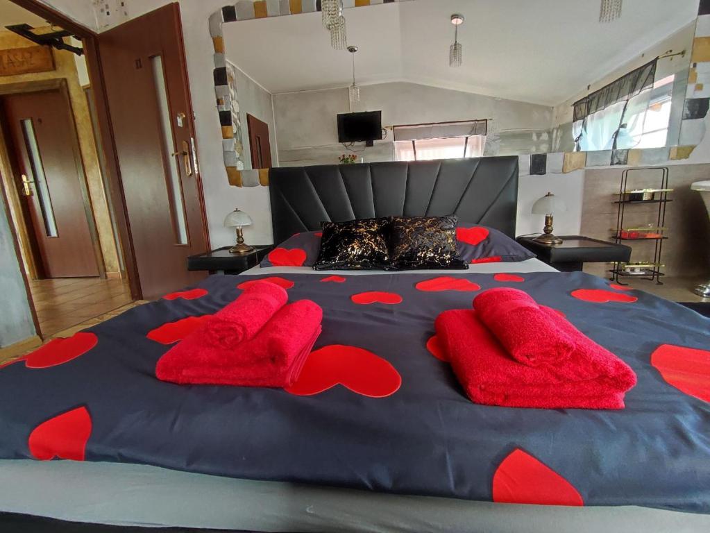 Łóżko lub łóżka w pokoju w obiekcie Studio Relax