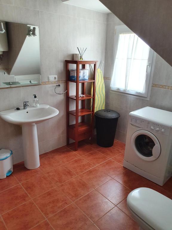 Kúpeľňa v ubytovaní Casa César